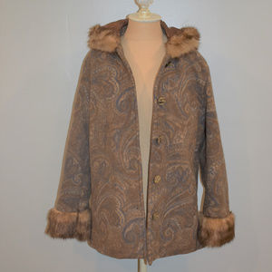 Outback Trading Company Wool-Blend Coat